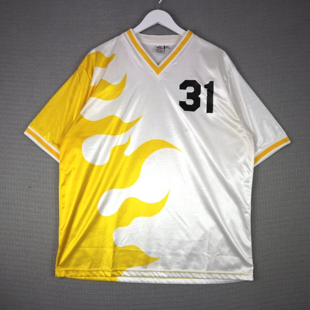 Epic Soccer Flame Jersey Mens XL Vintage